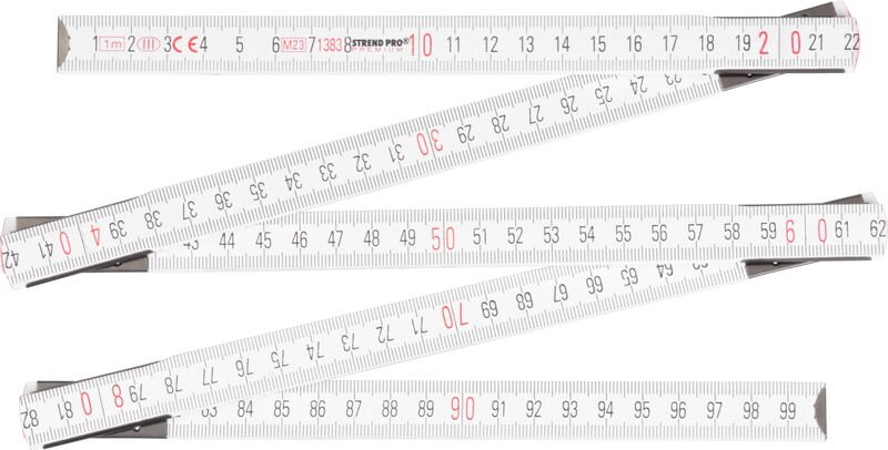 Meter STREND PRO WR105 1 m, drevený, skladací Meter STREND PRO WR105 1 m, drevený, skladací