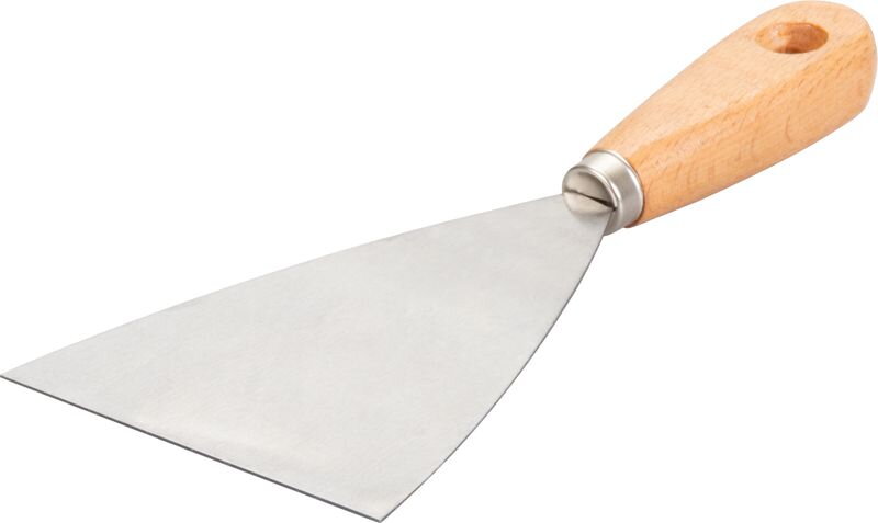 Stierka Strend Pro S1605, 100 mm, oceľ, drevená rúčka Stierka Strend Pro S1605, 100 mm, oceľ, drevená rúčka