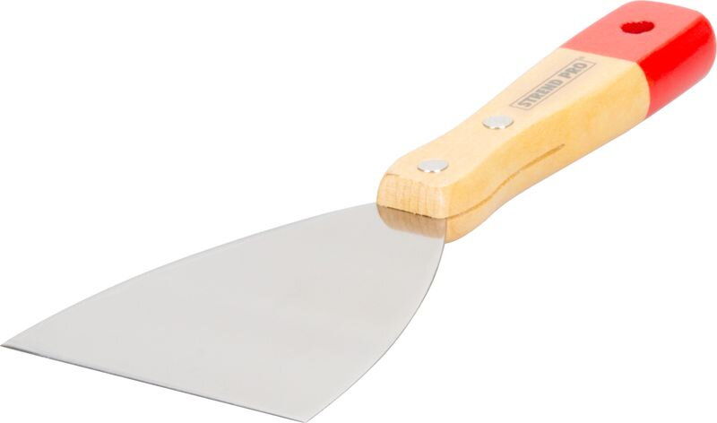 Stierka Strend Pro S0008, 90 mm, oceľ, drevená rúčka Stierka Strend Pro S0008, 90 mm, oceľ, drevená rúčka