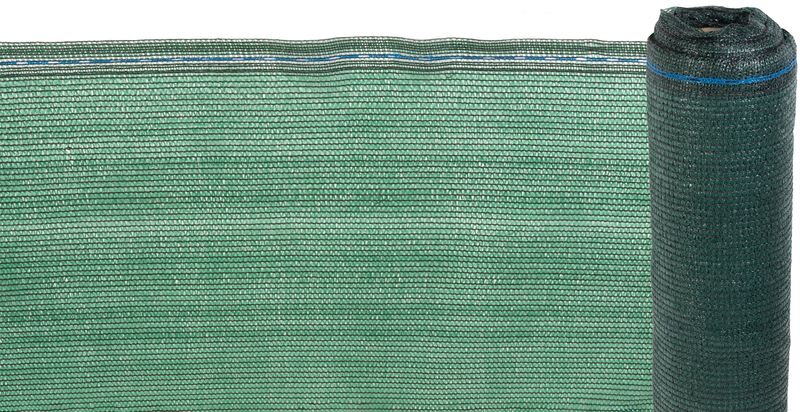 Tieniaca sieť na plot HDPE 80%, 1,8x50 m, zelená