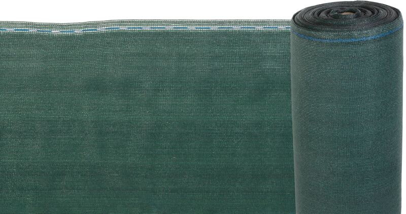 Tieniaca sieť na plot HDPE, 95% zatienenie, 1,5x50 m, zelená