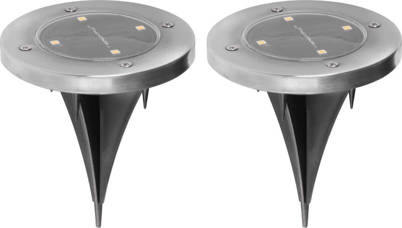 Solárna lampa Gruid 12x14 cm – 4 LED, balenie 2 ks Solárna lampa Gruid 12x14 cm – 4 LED, balenie 2 ks