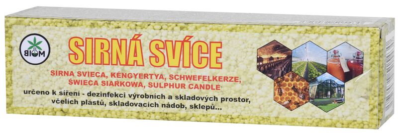 Sviečka BIOM, sírna svieca na ničenie hmyzu a dezinfekciu, 700 g Sviečka BIOM, sírna svieca na ničenie hmyzu a dezinfekciu, 700 g