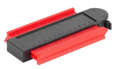 Šablóna na obkreslenie tvarov DG680, 125x101 mm, s uzamknutím a magnetom Šablóna na obkreslenie tvarov DG680, 125x101 mm, s uzamknutím a magnetom