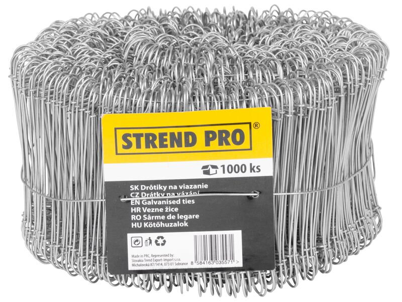 Drôt na viazanie železa 1.1x120 mm, 1000 ks, Zn Drôt na viazanie železa 1.1x120 mm, 1000 ks, Zn