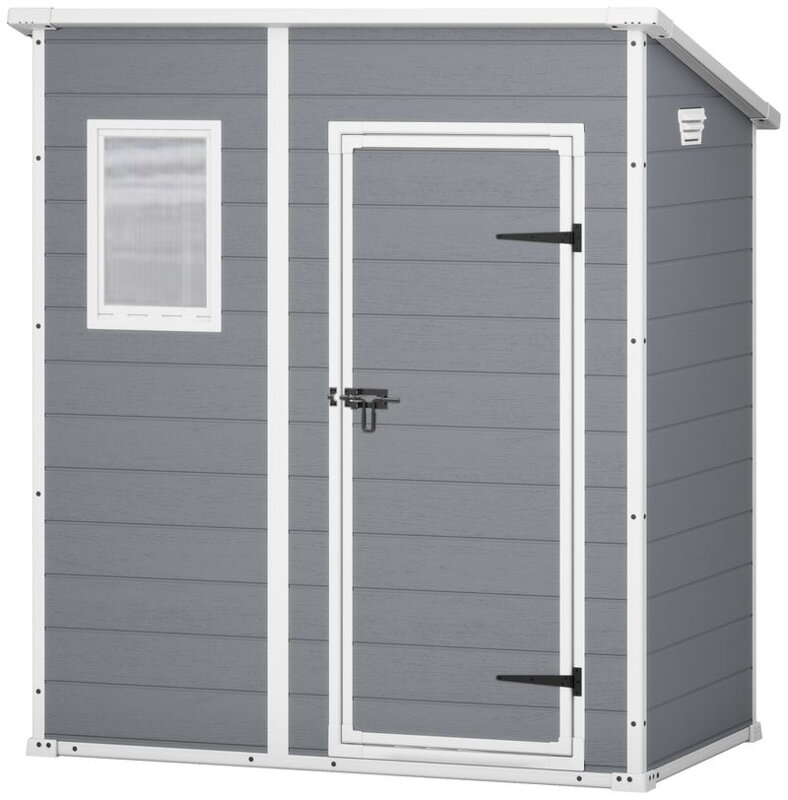 Domček Keter® MANOR PENT sivá/biela, záhradný, 183x111x200 cm, UV Domček Keter® MANOR PENT sivá/biela, záhradný, 183x111x200 cm, UV