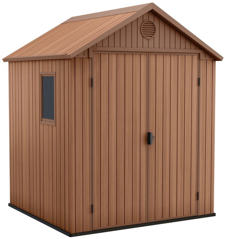 Domček Keter® DARWIN Wooden brown, záhradný, 190x182x221 cm, UV Domček Keter® DARWIN Wooden brown, záhradný, 190x182x221 cm, UV