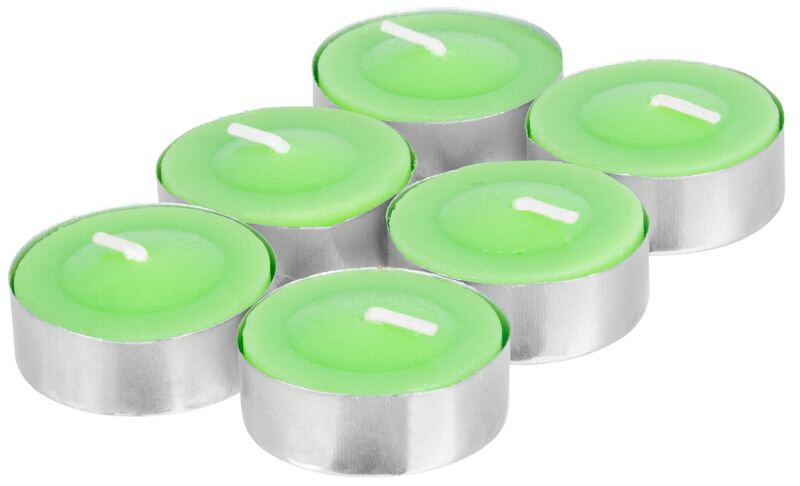 Sviečka proti komárom Citronella C-151, čajová, zelená, balenie 6 ks Sviečka proti komárom Citronella C-151, čajová, zelená, balenie 6 ks