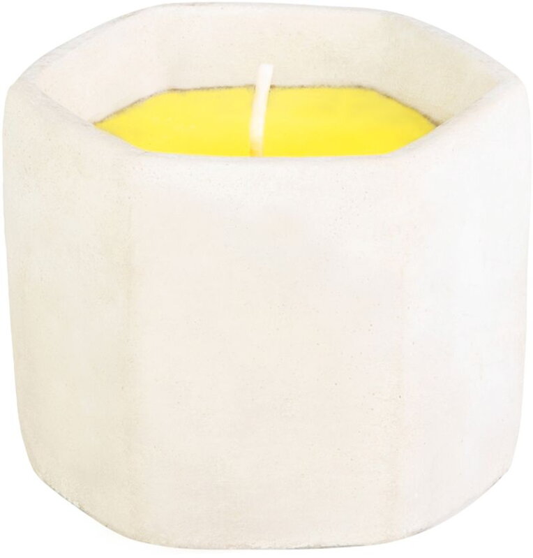 Sviečka Citronella, cementová nádoba, 85 g, repelentná, 90x75 mm Sviečka Citronella, cementová nádoba, 85 g, repelentná, 90x75 mm