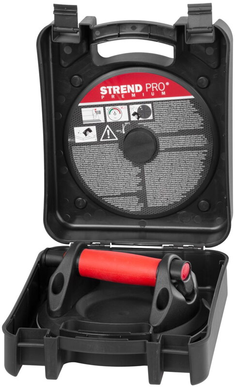 Držiak skla Strend Pro, prísavný, 1-kupolový, s manometrom, 20 cm, max. 150 kg Držiak skla Strend Pro, prísavný, 1-kupolový, s manometrom, 20 cm, max. 150 kg