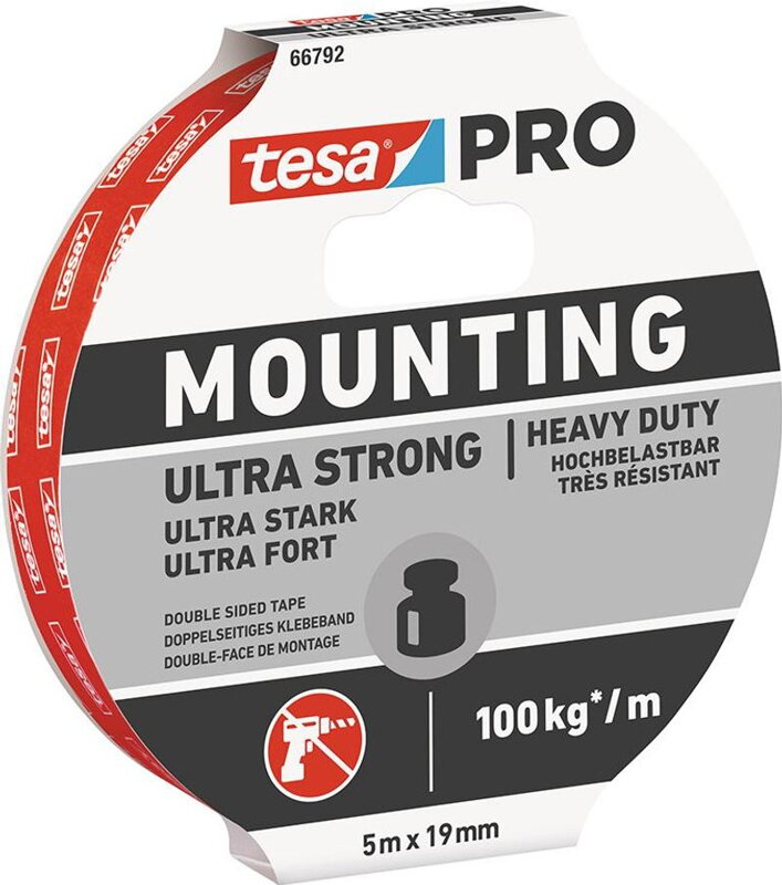 Obojstranná lepiaca páska tesa Mounting PRO Ultra Strong, 19 mm, L-5 m