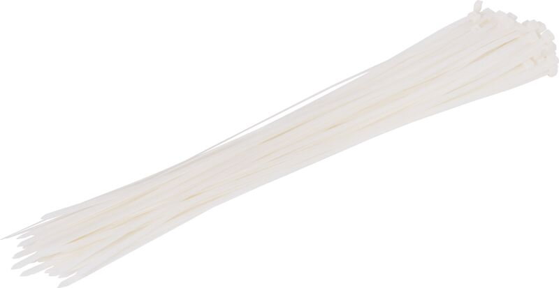 Sťahovacia páska 800x9 mm, 50 ks, biela, nylon Sťahovacia páska 800x9 mm, 50 ks, biela, nylon