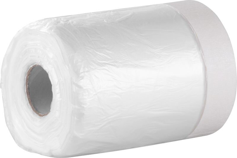 Fólia krycia Strend Pro 550 mm × 30 m, PE, s maskovacou páskou Fólia krycia Strend Pro 550 mm × 30 m, PE, s maskovacou páskou