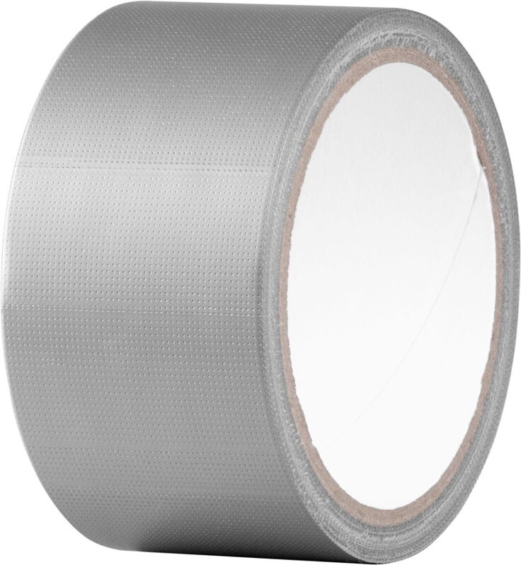 Americká páska 50 mm x 10 m, strieborná, lepiaca, extra pevná Americká páska 50 mm x 10 m, strieborná, lepiaca, extra pevná