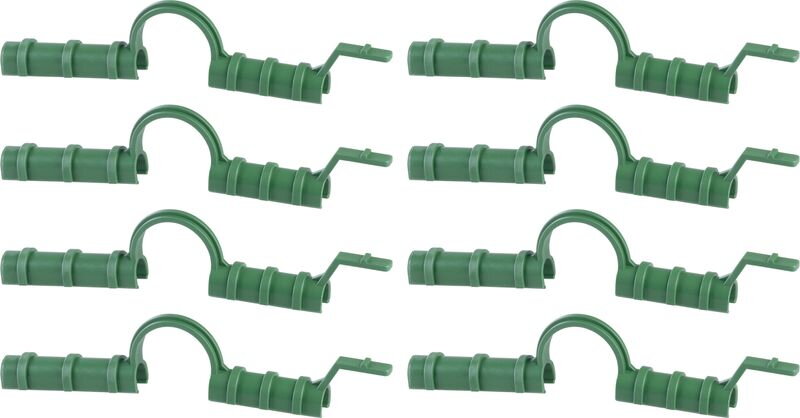 Klipsy na uchytenie fólie Strend Pro, 8 mm, zelené, bal. 8 ks Klipsy na uchytenie fólie Strend Pro, 8 mm, zelené, bal. 8 ks