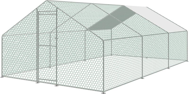 Kurín Strend Pro, pre hydinu, voliéra, klietka, so strechou, 3x6x2 m Kurín Strend Pro, pre hydinu, voliéra, klietka, so strechou, 3x6x2 m