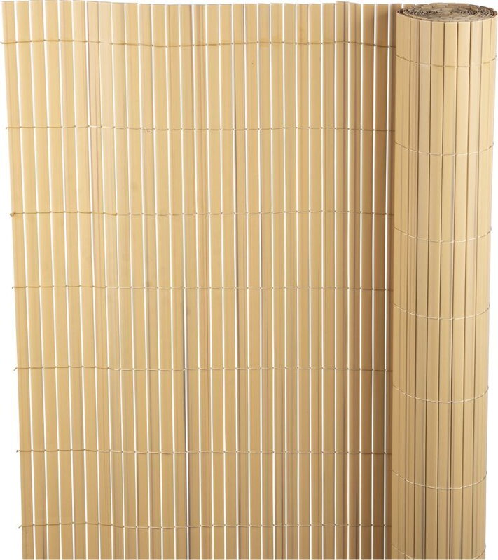 Umelý bambusový plot PVC 900 mm, bambusový vzhľad, 3 m, UV ochrana Umelý bambusový plot PVC 900 mm, bambusový vzhľad, 3 m, UV ochrana