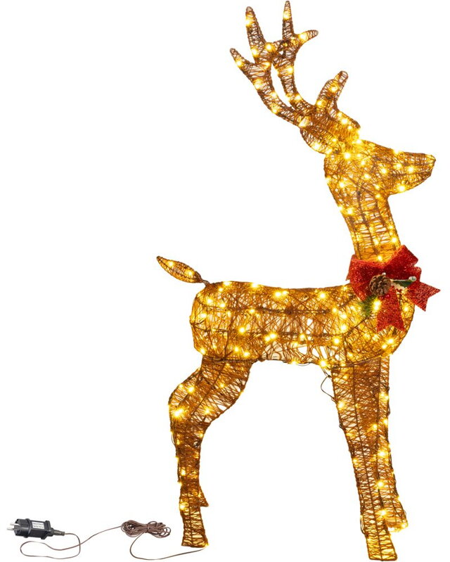 Dekorácia MagicHome Vianoce, jeleň, kov, 230xLED teplá biela, 1.2 m Dekorácia MagicHome Vianoce, jeleň, kov, 230xLED teplá biela, 1.2 m