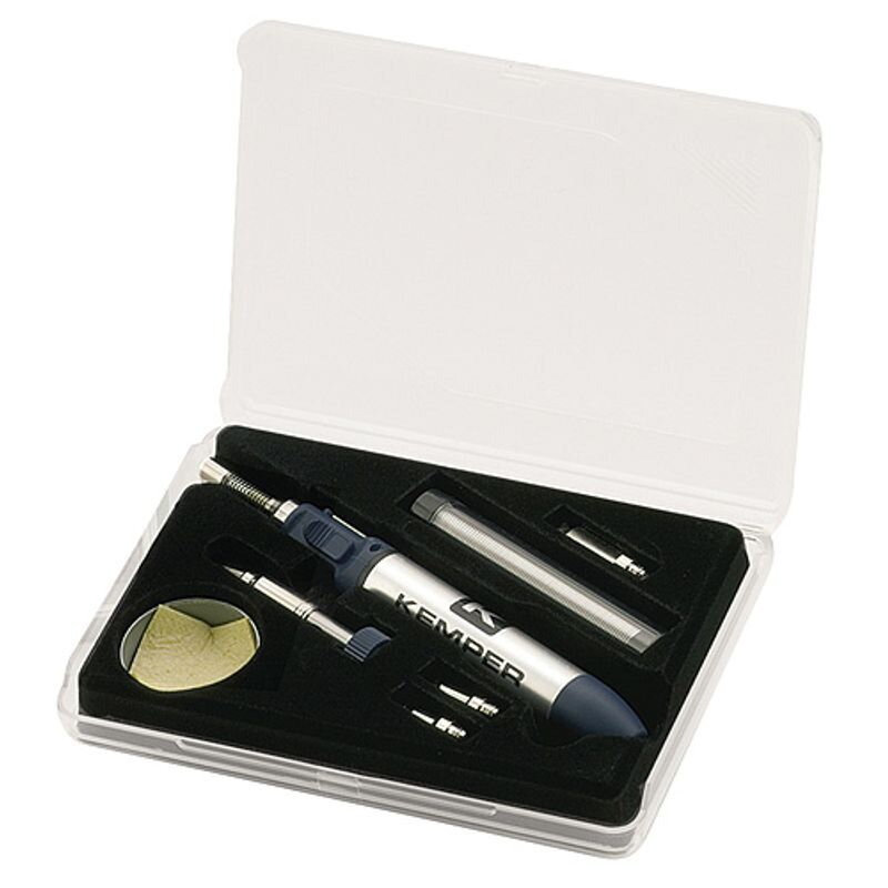Plynová mikropájka KEMPER 12000KIT, sada v kufríku