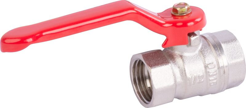 Ventil na vodu R0028 1/2" F/F, guľový, sivý/červený Ventil na vodu R0028 1/2" F/F, guľový, sivý/červený