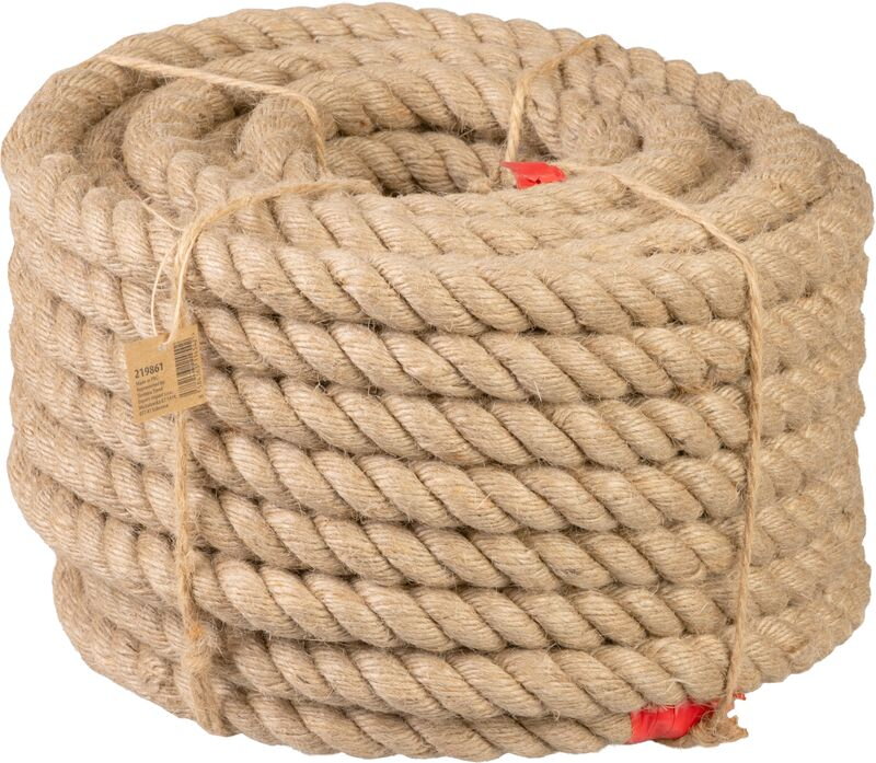 Lano Strend Pro Garden, jutové, trojpramenné, 20 mm, L-20 m