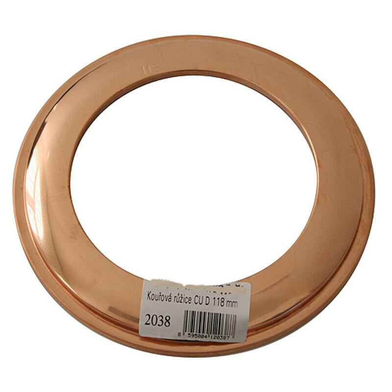 Ružica dymová Antikoro 118 mm, Cu, na dymovod