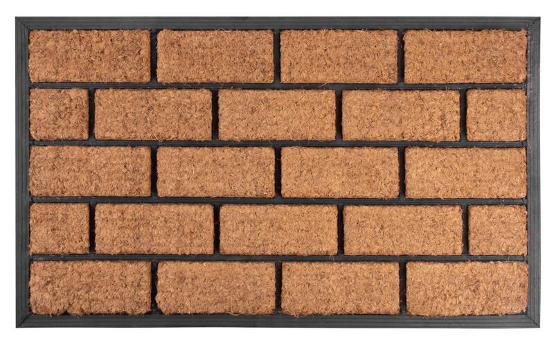 Rohožka pred dvere Brickwall – 45x75 cm, hnedá Rohožka pred dvere Brickwall – 45x75 cm, hnedá