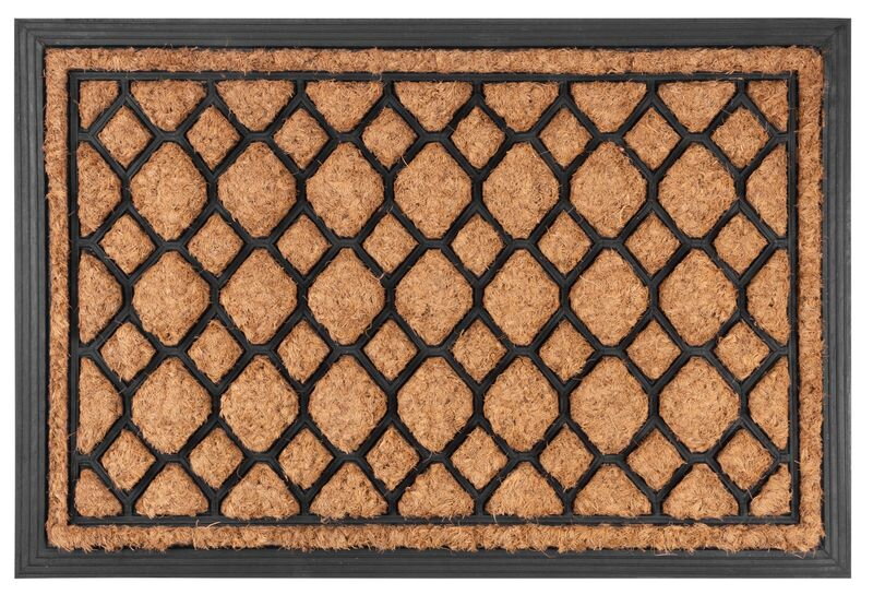 Rohožka pred dvere FishScales – 40x60 cm, guma/kokos Rohožka pred dvere FishScales – 40x60 cm, guma/kokos