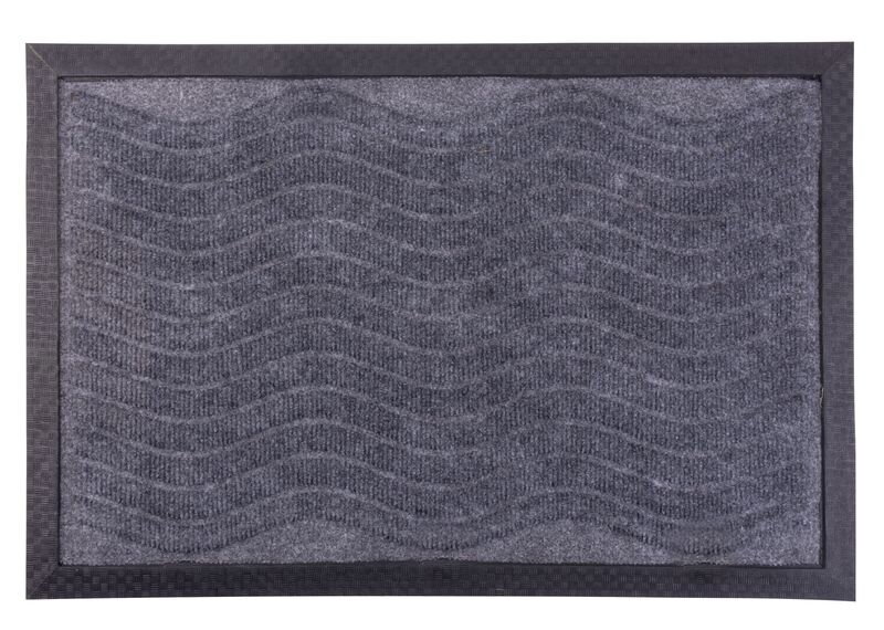 Rohožka pred dvere Waves – 40x60 cm, sivá Rohožka pred dvere Waves – 40x60 cm, sivá