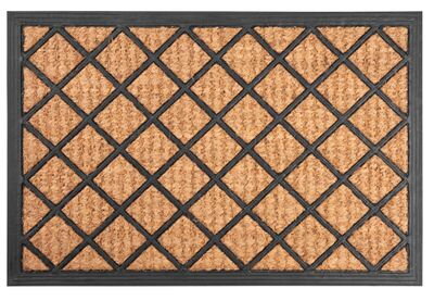 Rohožka pred dvere RBB 108 Hence – čiernohnedá, 40x60 cm