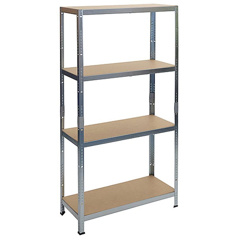 Regál Racks RAT20 HD – kovový, 4 police, 180x90x45 cm, 175 kg/polica