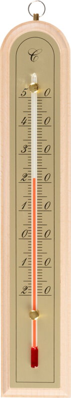 Vnútorný teplomer Strend Pro TMM-050 Spa, drevený, hnedo-sivý