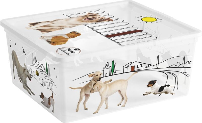 Box s vekom KIS C Style Pets M, 18 l, 34×40×17 cm Box s vekom KIS C Style Pets M, 18 l, 34×40×17 cm