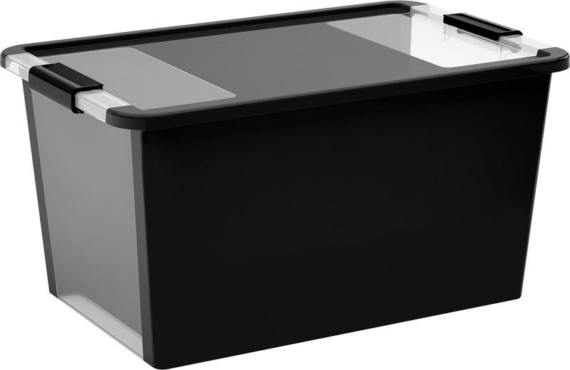 Box s vekom KIS Bi-Box L, 40 l, čierny, 35×55×28 cm Box s vekom KIS Bi-Box L, 40 l, čierny, 35×55×28 cm