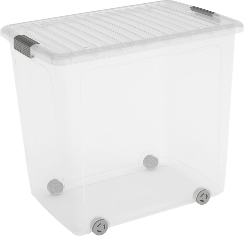 Box s vekom KIS W Box XL, 78 l, priesvitný, s kolieskami Box s vekom KIS W Box XL, 78 l, priesvitný, s kolieskami