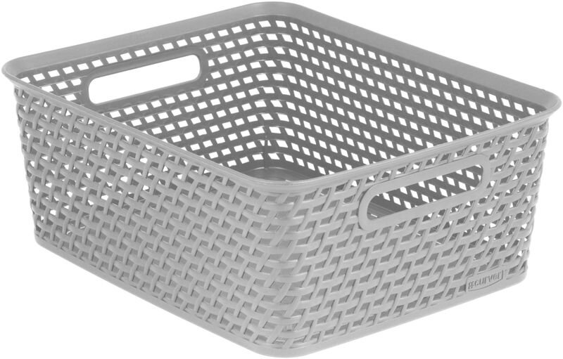 Košík Curver YOUR STYLE M, sivý, 30×35×13 cm Košík Curver YOUR STYLE M, sivý, 30×35×13 cm