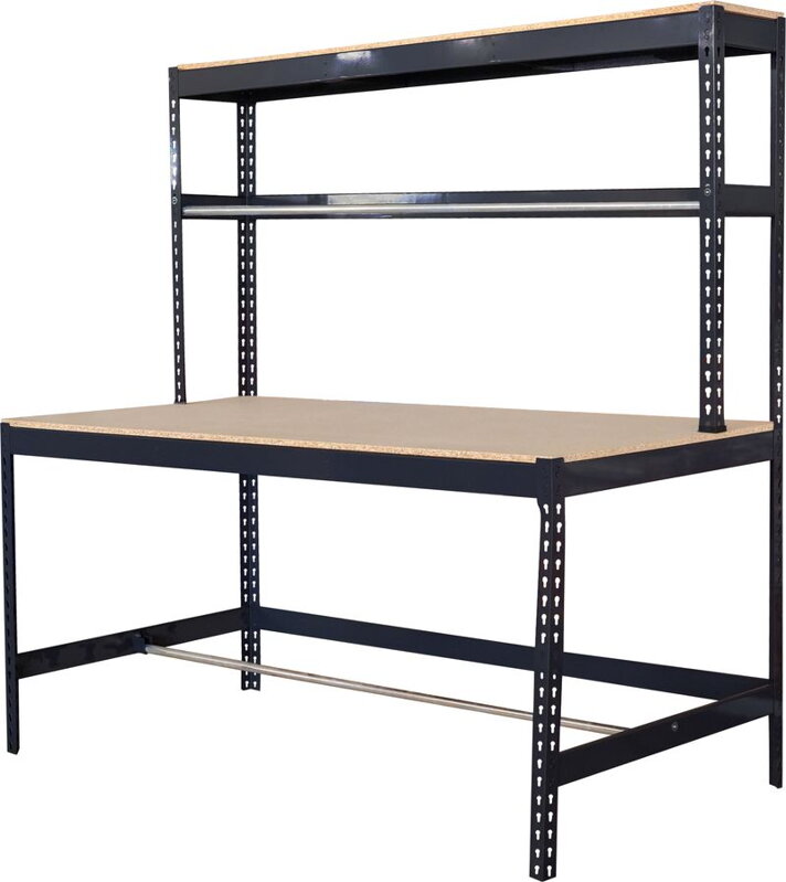 Pracovný stôl do dielne Racks PWB60, 1830x1830x900 mm, max. 350 kg Pracovný stôl do dielne Racks PWB60, 1830x1830x900 mm, max. 350 kg