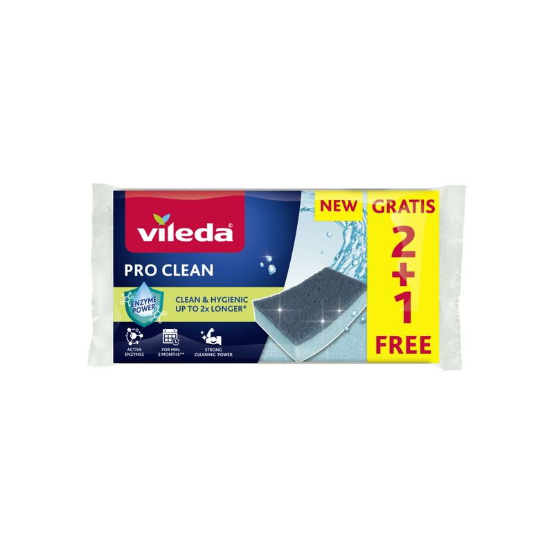 Hubka Vileda Pro Clean, bal 2+1 ks Hubka Vileda Pro Clean, bal 2+1 ks