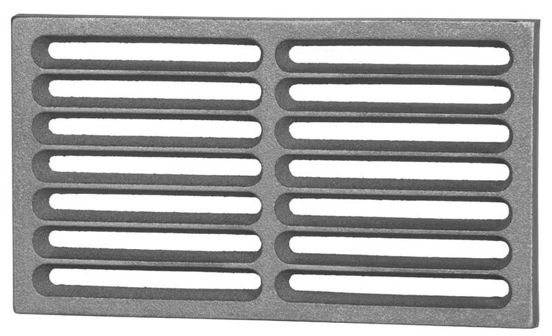 Liatinový rošt 280x160x17 mm, s mostíkom