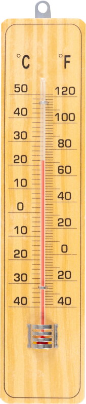 Vonkajší teplomer Strend Pro TMM-032 Woody, drevený, hnedý