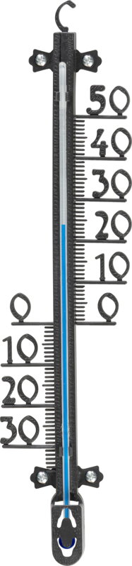 Vonkajší teplomer Strend Pro TMS-154 Decora, plastový, čierny