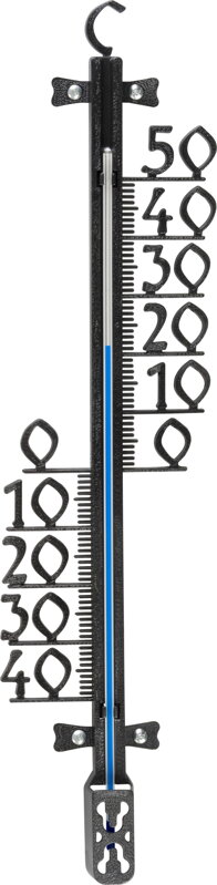 Vonkajší teplomer Strend Pro TMS-157 Decora, plastový, čierny