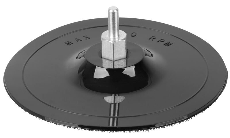Unášač brúsneho papiera F0194N 125 mm, so stopkou, suchý zips