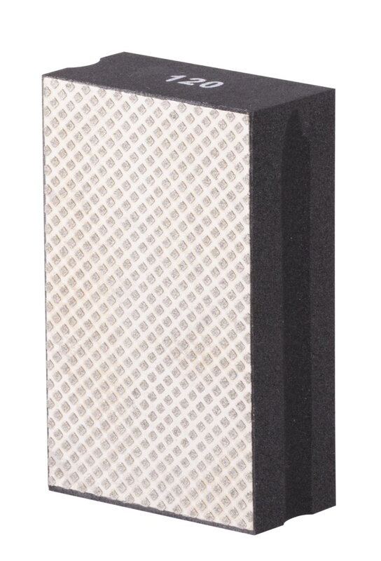 Podložka DP510, 95x55x30 mm, P120, brúsna, diamantová, pre obkladačov Podložka DP510, 95x55x30 mm, P120, brúsna, diamantová, pre obkladačov