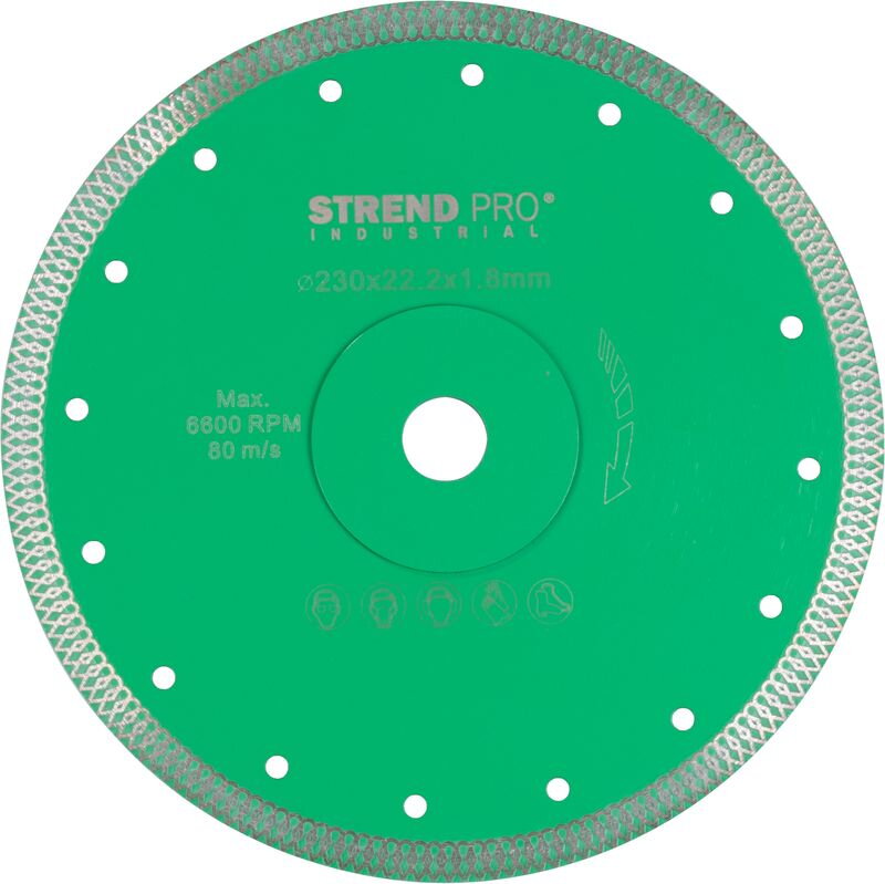 Diamantový kotúč Strend Pro Industrial, 230×22.2×1.8 mm, ultra tenký Diamantový kotúč Strend Pro Industrial, 230×22.2×1.8 mm, ultra tenký