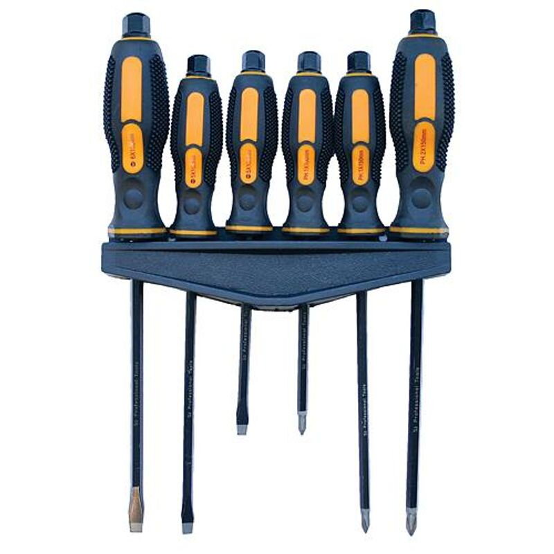 Sada skrutkovačov Strend Pro SD0440, 6-dielna, s úderníkom