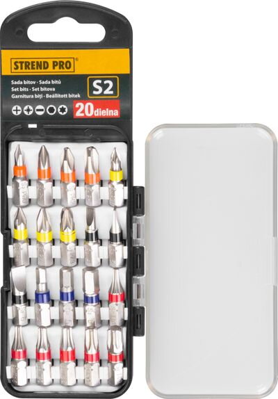 Sada bitov Strend Pro EVE-12079, 20-dielna, L-25 mm, S2 Sada bitov Strend Pro EVE-12079, 20-dielna, L-25 mm, S2