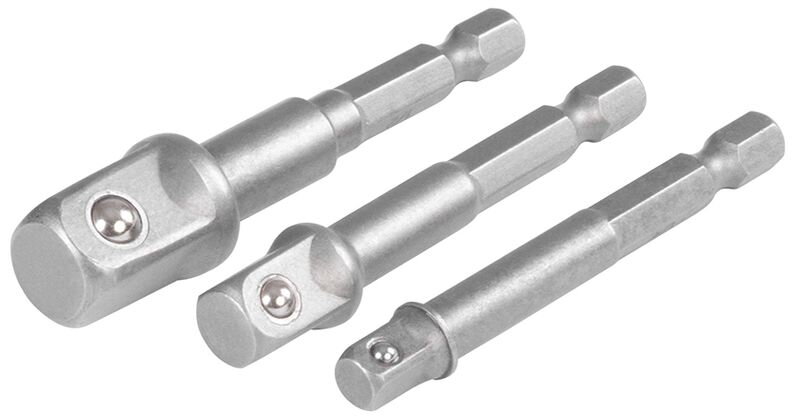 Sada adaptérov Strend Pro, do vŕtačky, 1/4", 3/8", 1/2" Sada adaptérov Strend Pro, do vŕtačky, 1/4", 3/8", 1/2"