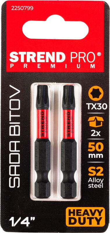 Bit Strend Pro Premium Torx, T 30, bal. 2 ks Bit Strend Pro Premium Torx, T 30, bal. 2 ks