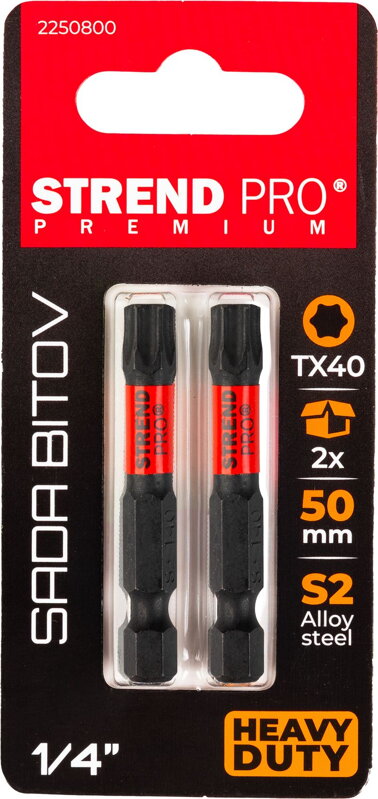 Bit Strend Pro Premium Torx, T 40, bal. 2 ks Bit Strend Pro Premium Torx, T 40, bal. 2 ks